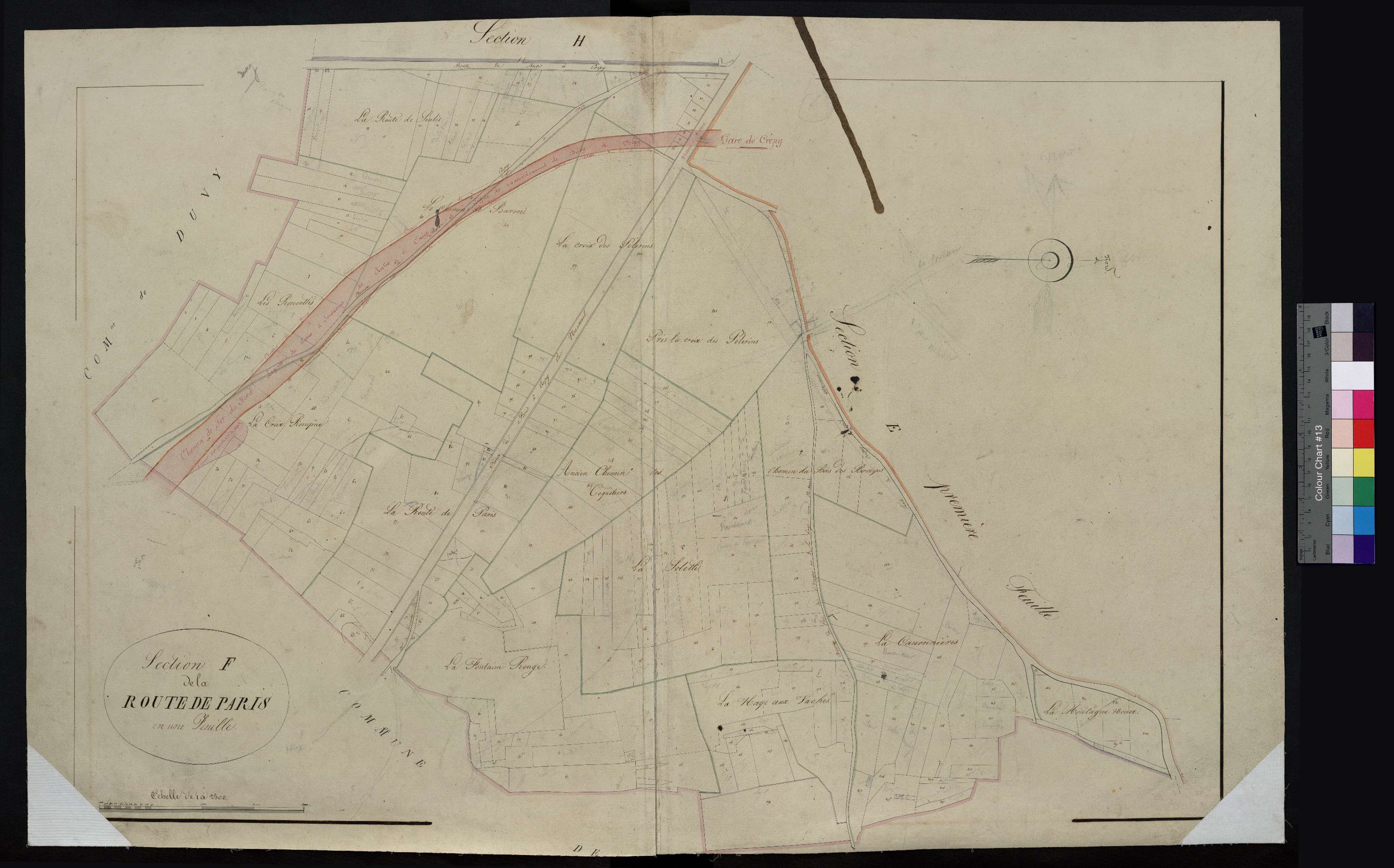 Crépy-en-Valois - Cadastre napoléonien, section F