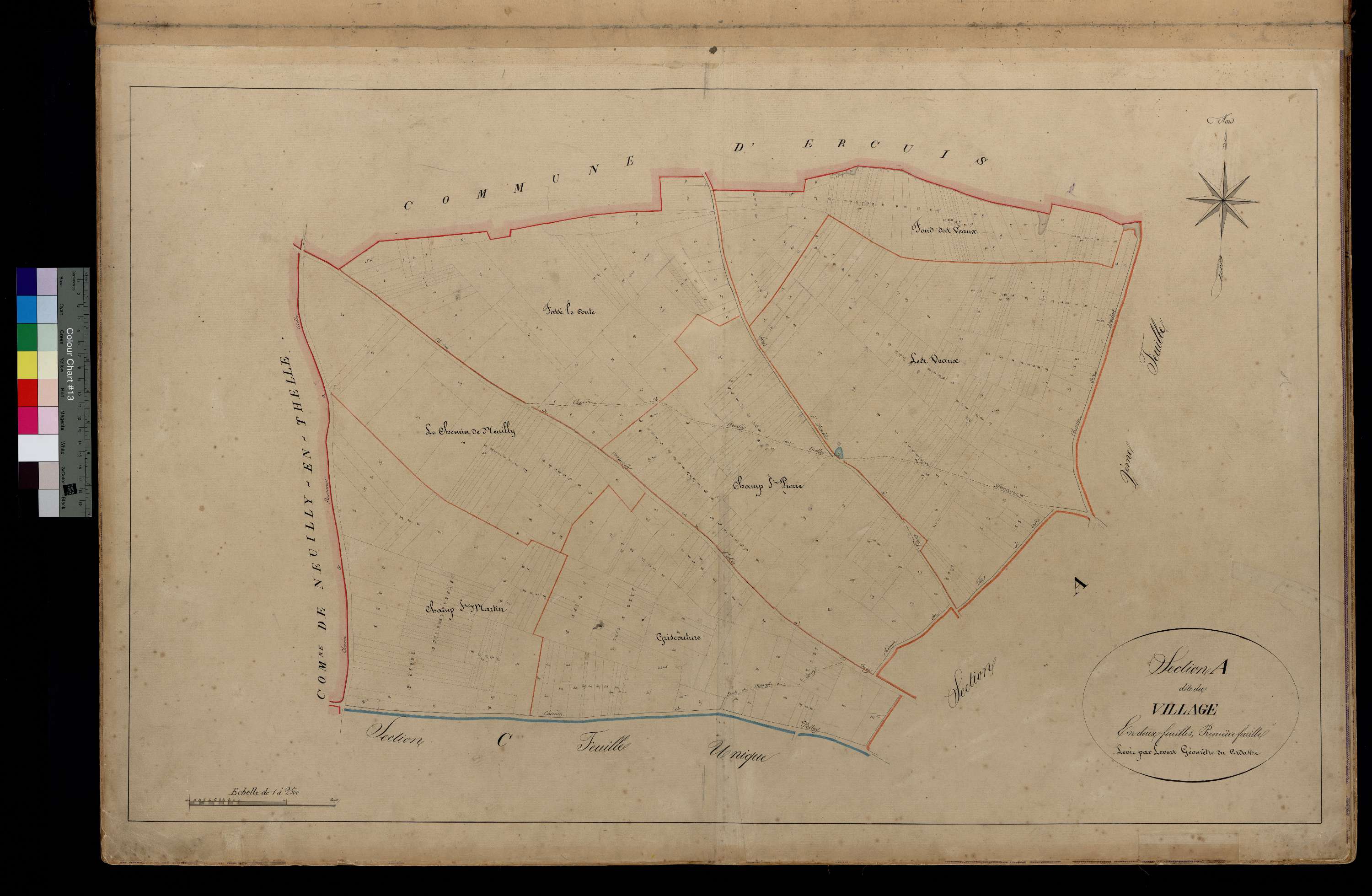 Crouy-en-Thelle - Cadastre napoléonien, section A1