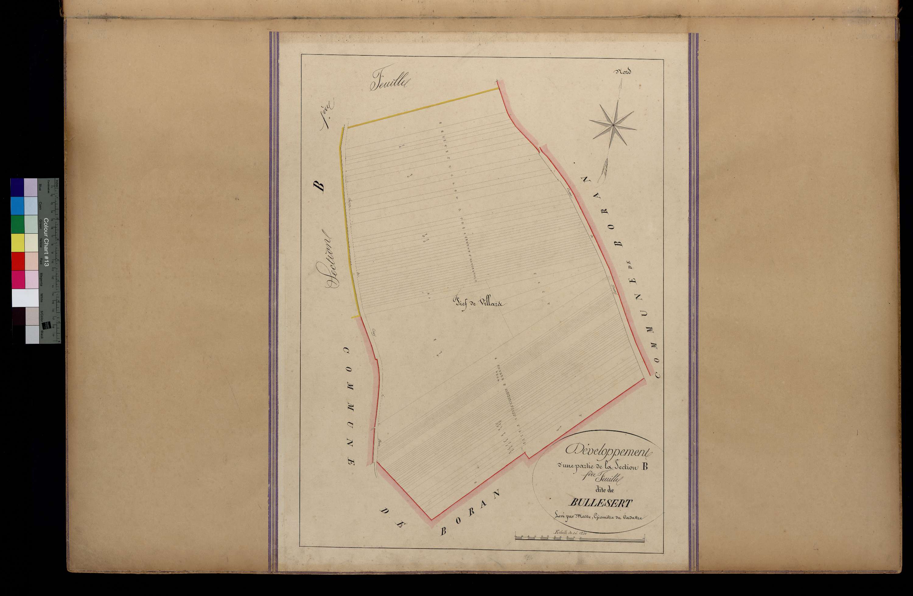 Crouy-en-Thelle - Cadastre napoléonien, section B1, développement