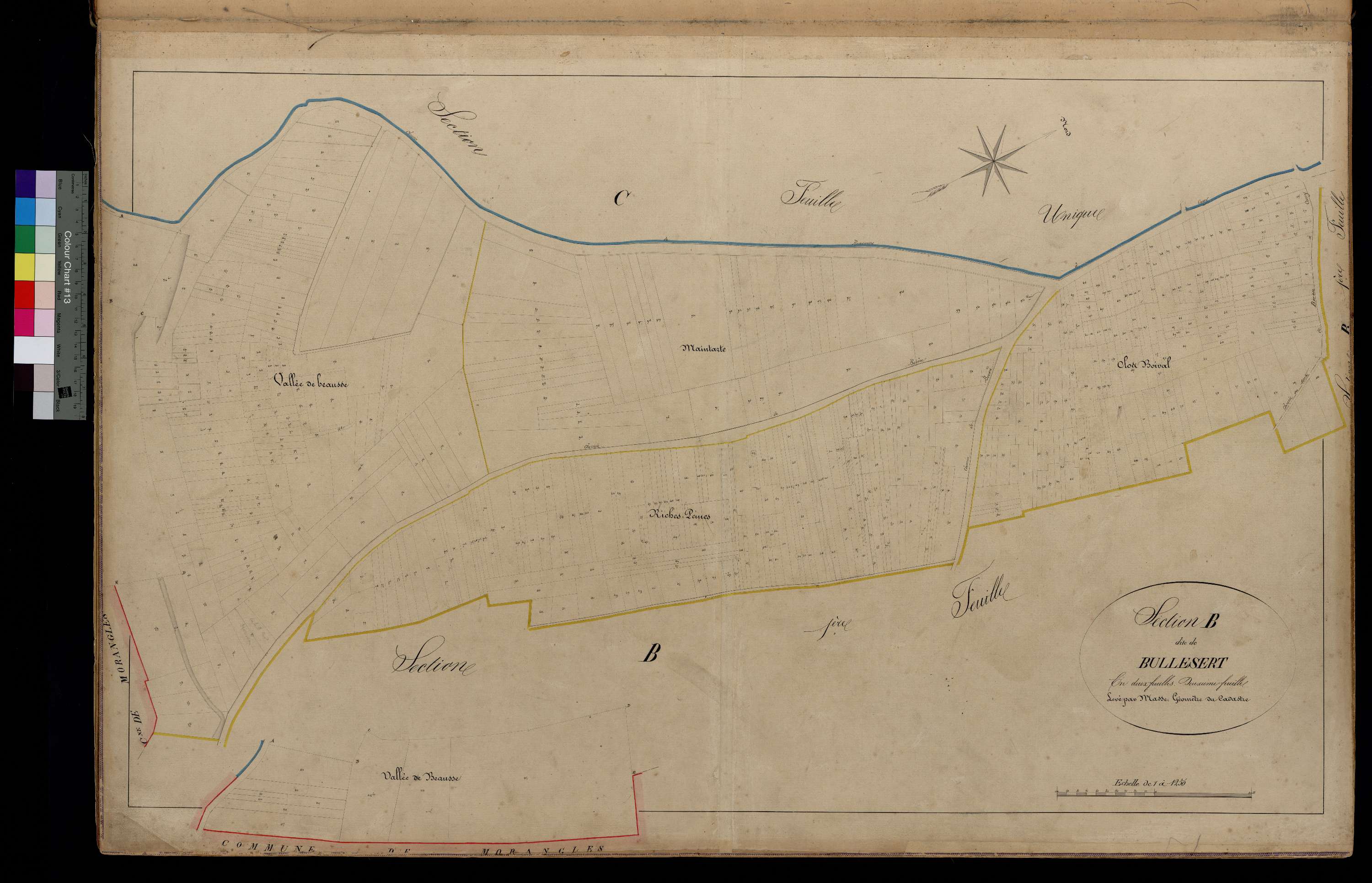 Crouy-en-Thelle - Cadastre napoléonien, section B2