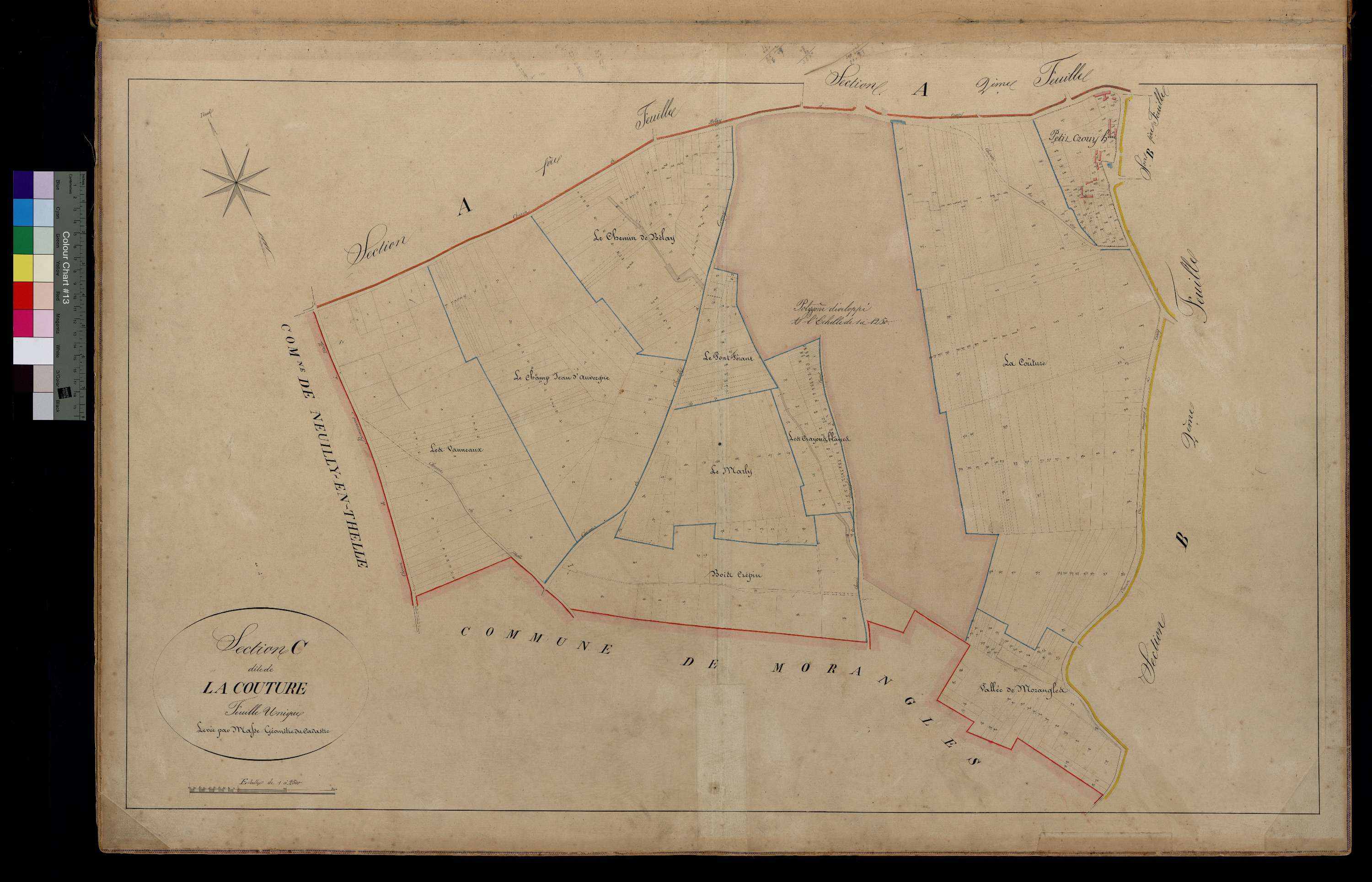 Crouy-en-Thelle - Cadastre napoléonien, section C