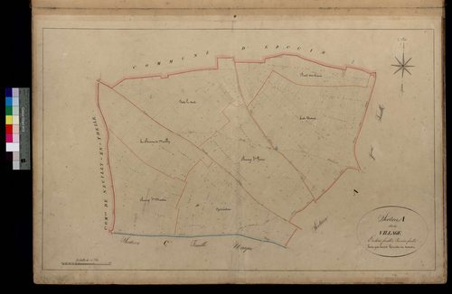 Crouy-en-Thelle - Cadastre napoléonien, section A1