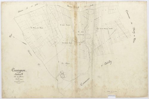 Cuvergnon - Cadastre napoléonien, section B
