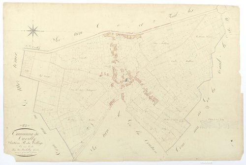 Cuvilly - Cadastre napoléonien, section B, feuille unique