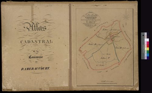 Daméraucourt - Cadastre napoléonien, tableau d'assemblage