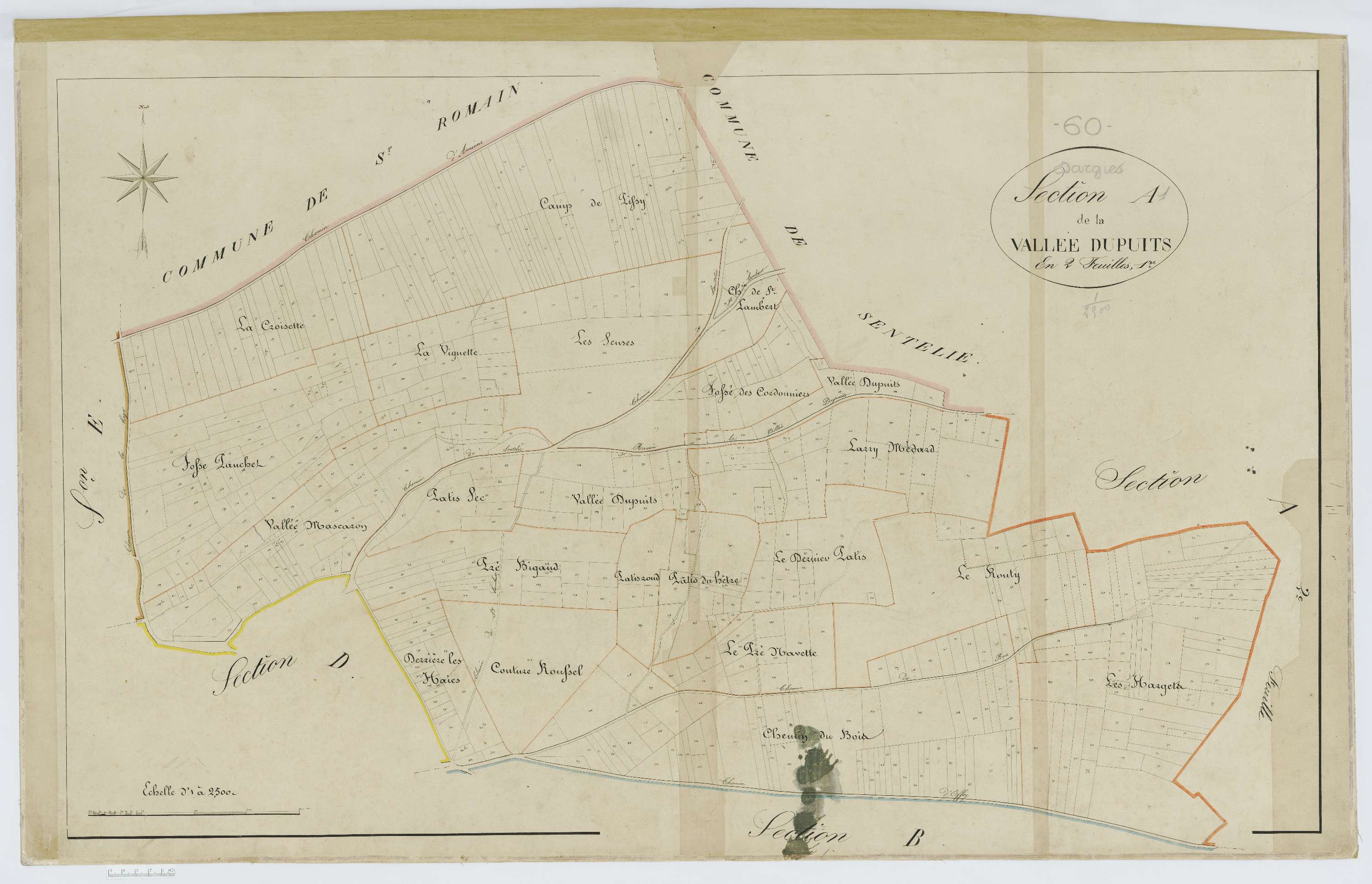 Dargies - Cadastre napoléonien, section A1