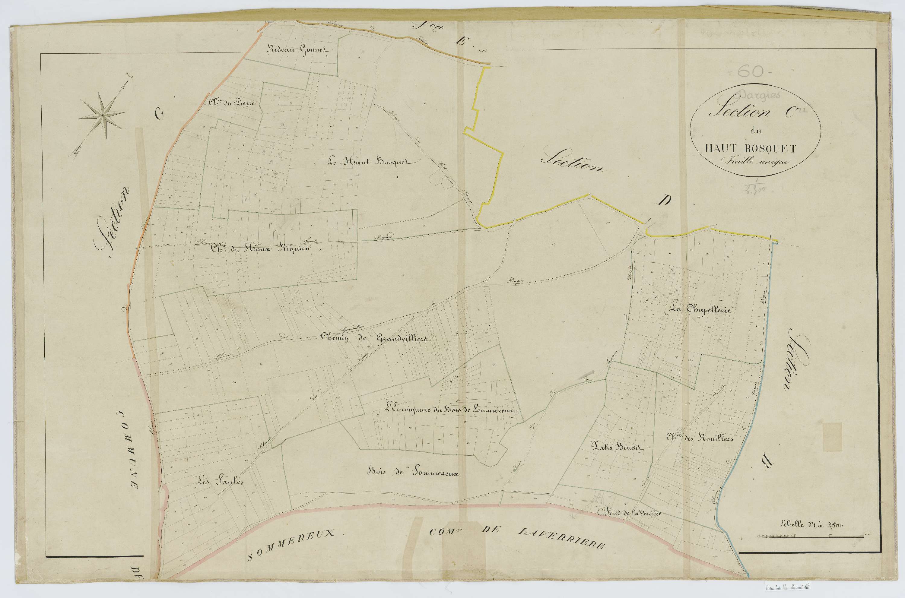 Dargies - Cadastre napoléonien, section C1