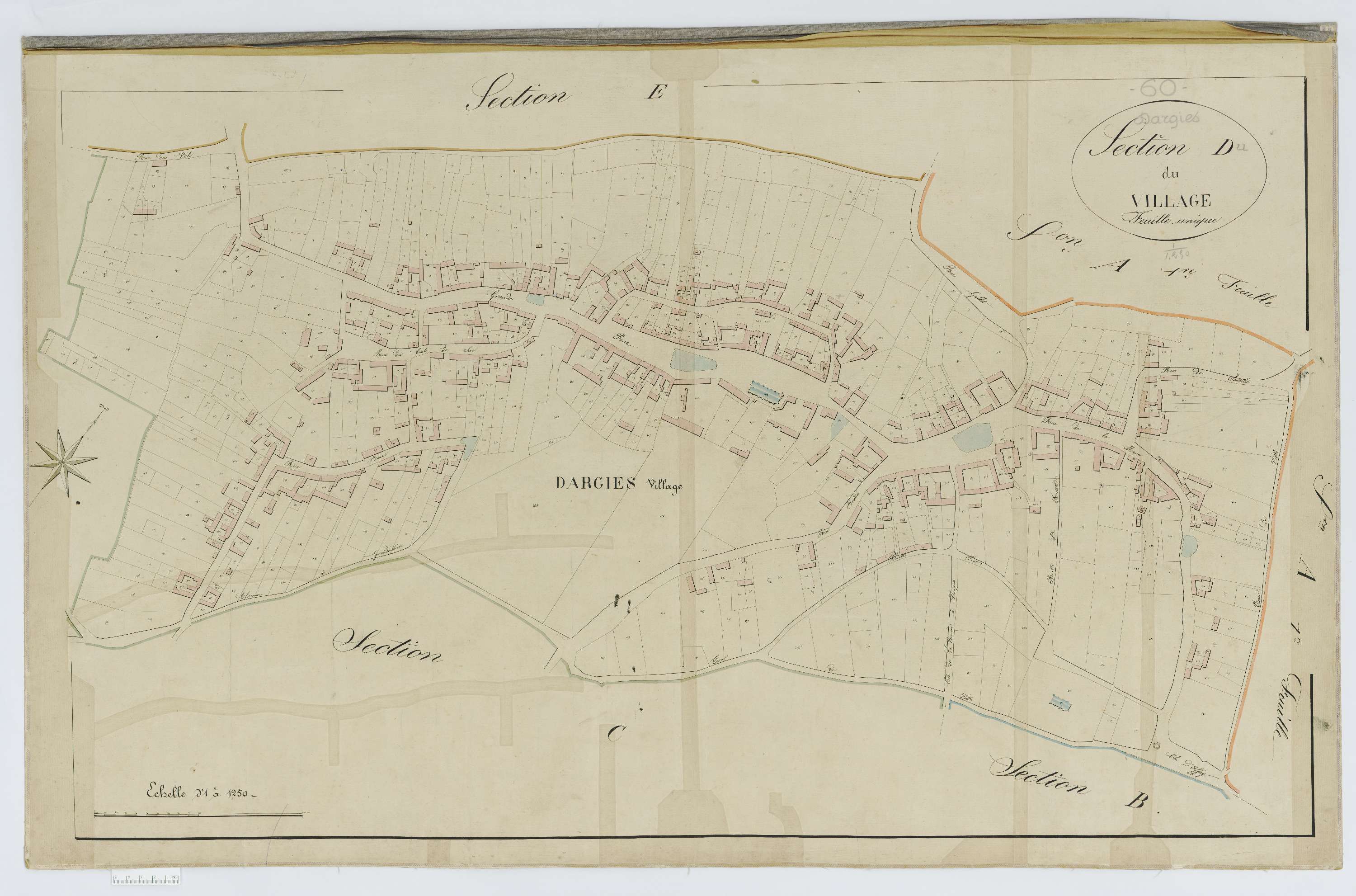 Dargies - Cadastre napoléonien, section D1