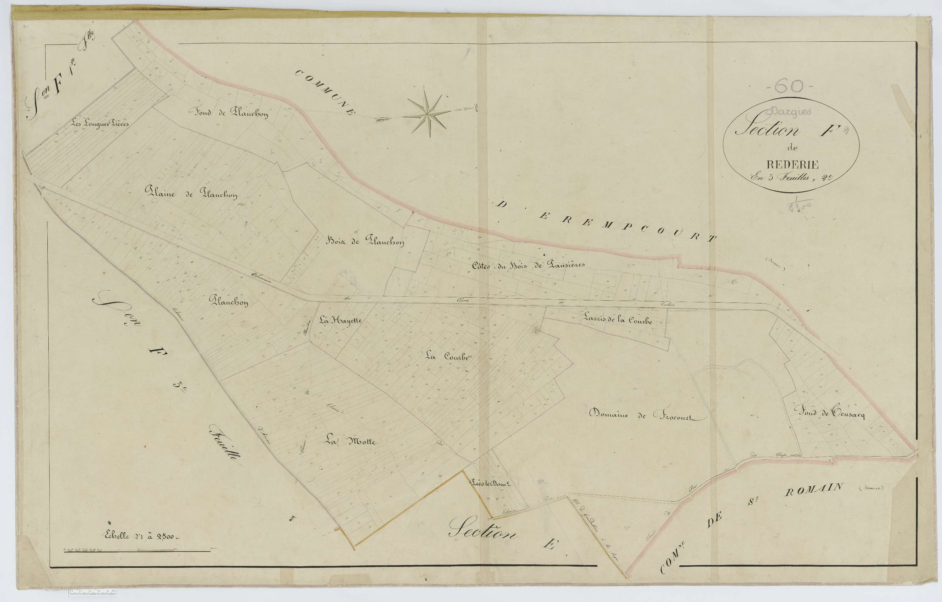 Dargies - Cadastre napoléonien, section F2