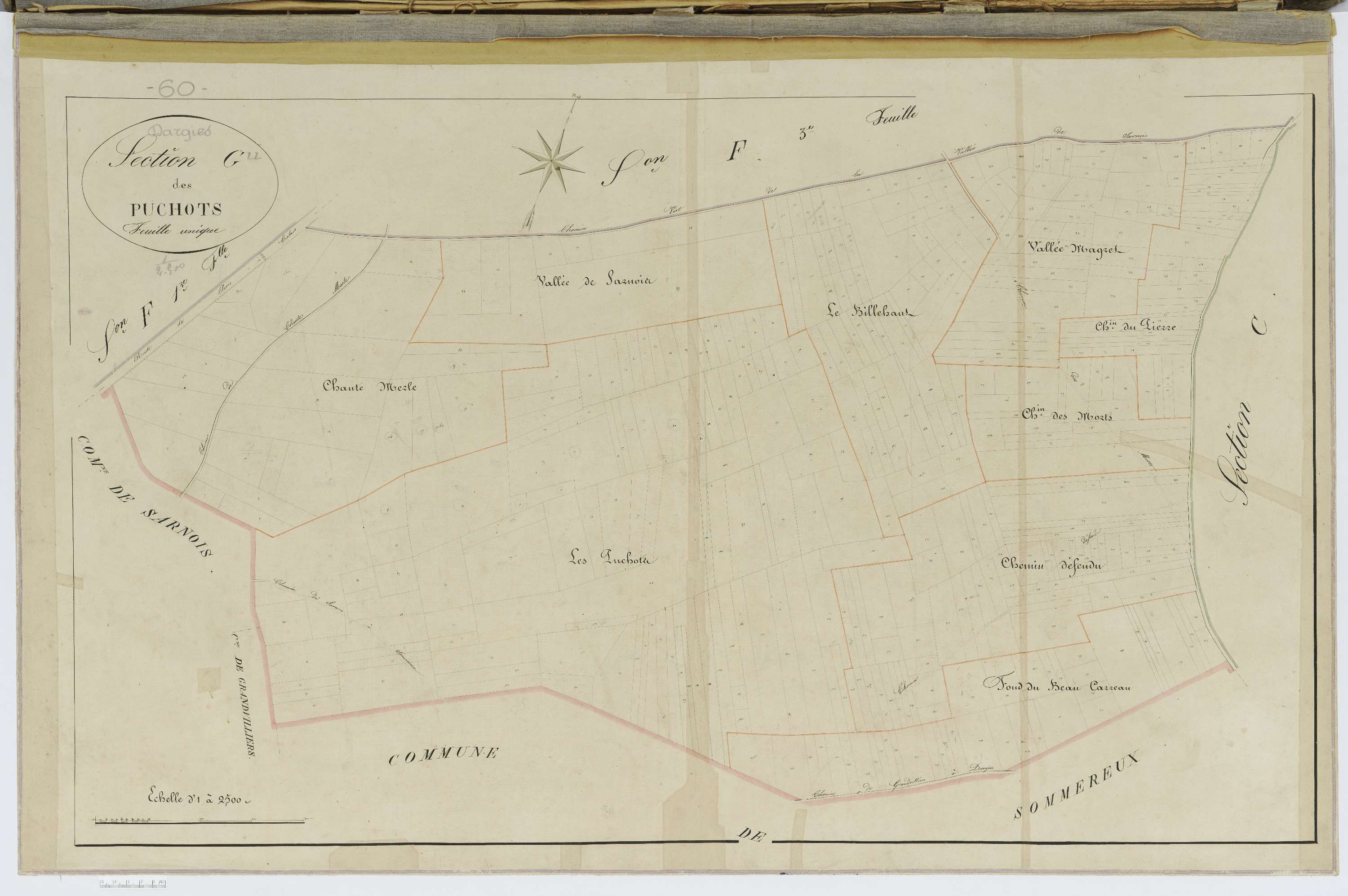 Dargies - Cadastre napoléonien, section G