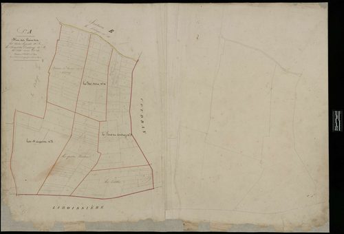 Le Déluge - Cadastre napoléonien, section A, partie 4