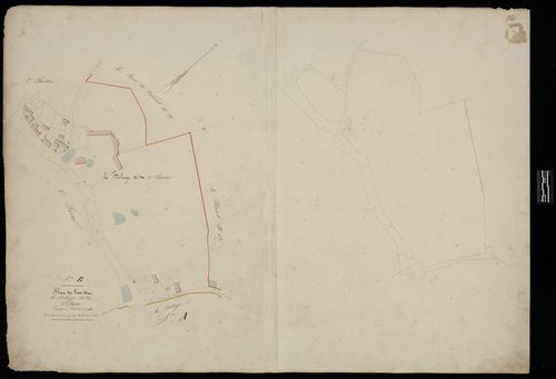 Le Déluge - Cadastre napoléonien, section B, partie 5