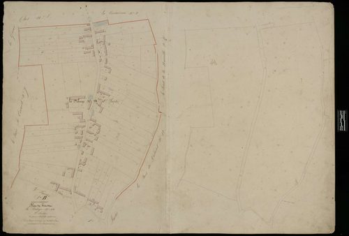 Le Déluge - Cadastre napoléonien, section B, partie 6