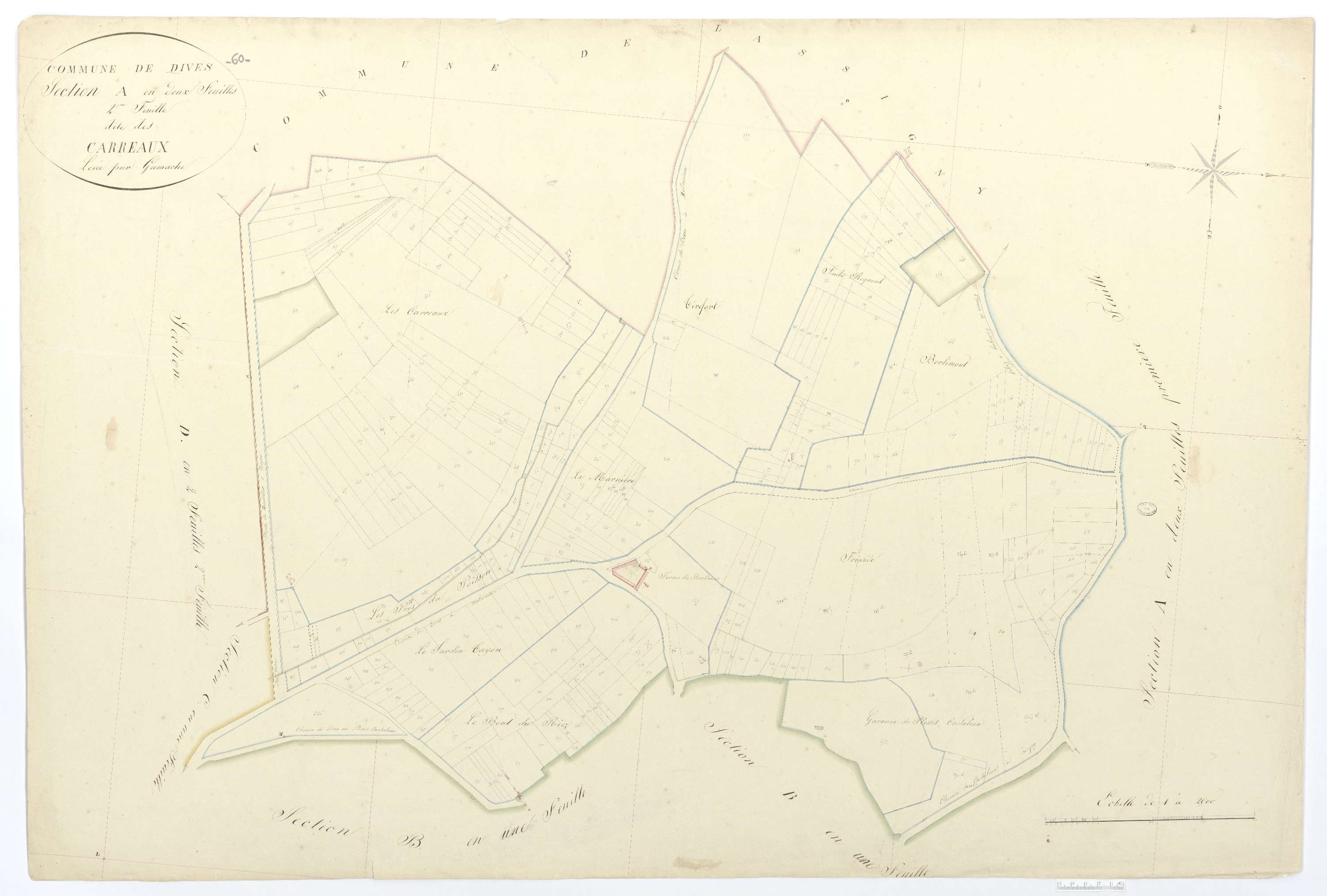 Dives - Cadastre napoléonien, section A2