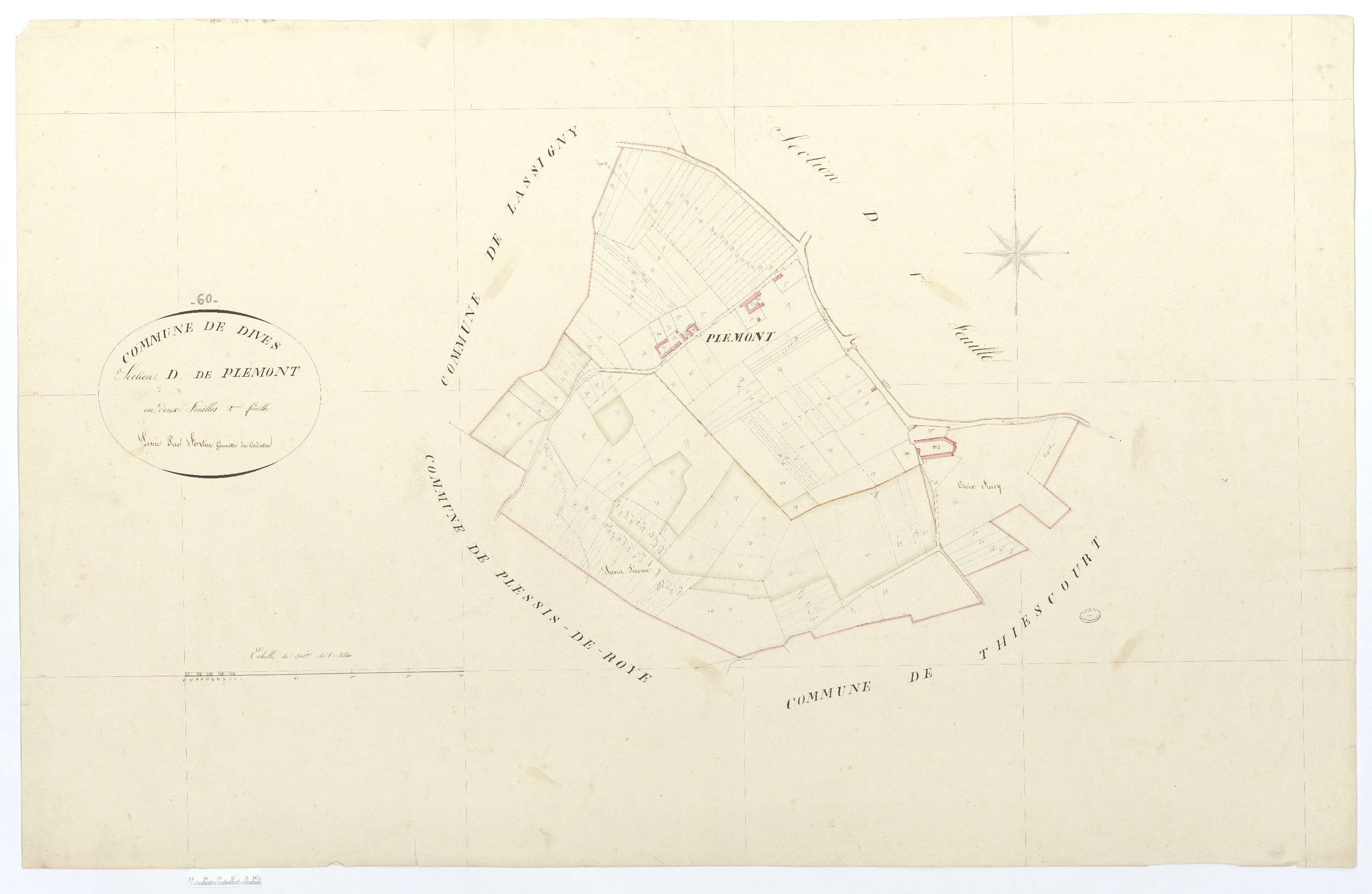 Dives - Cadastre napoléonien, section D2