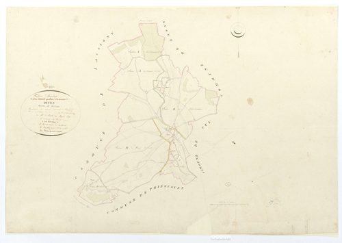 Dives - Cadastre napoléonien, tableau d'assemblage