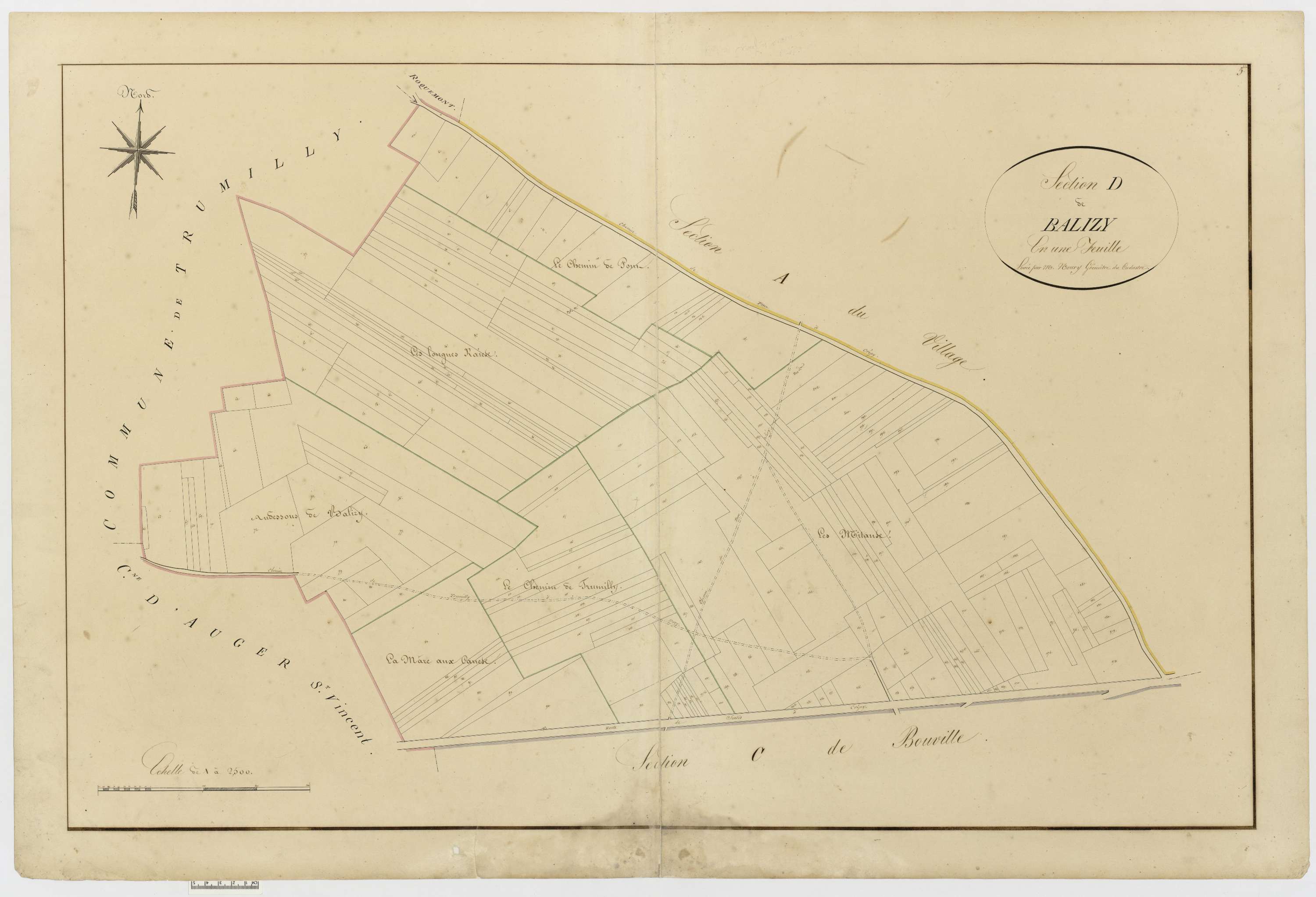 Duvy - Cadastre napoléonien, section D