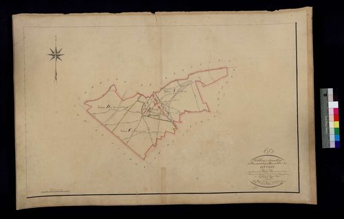 Écuvilly - Cadastre napoléonien, tableau d'assemblage