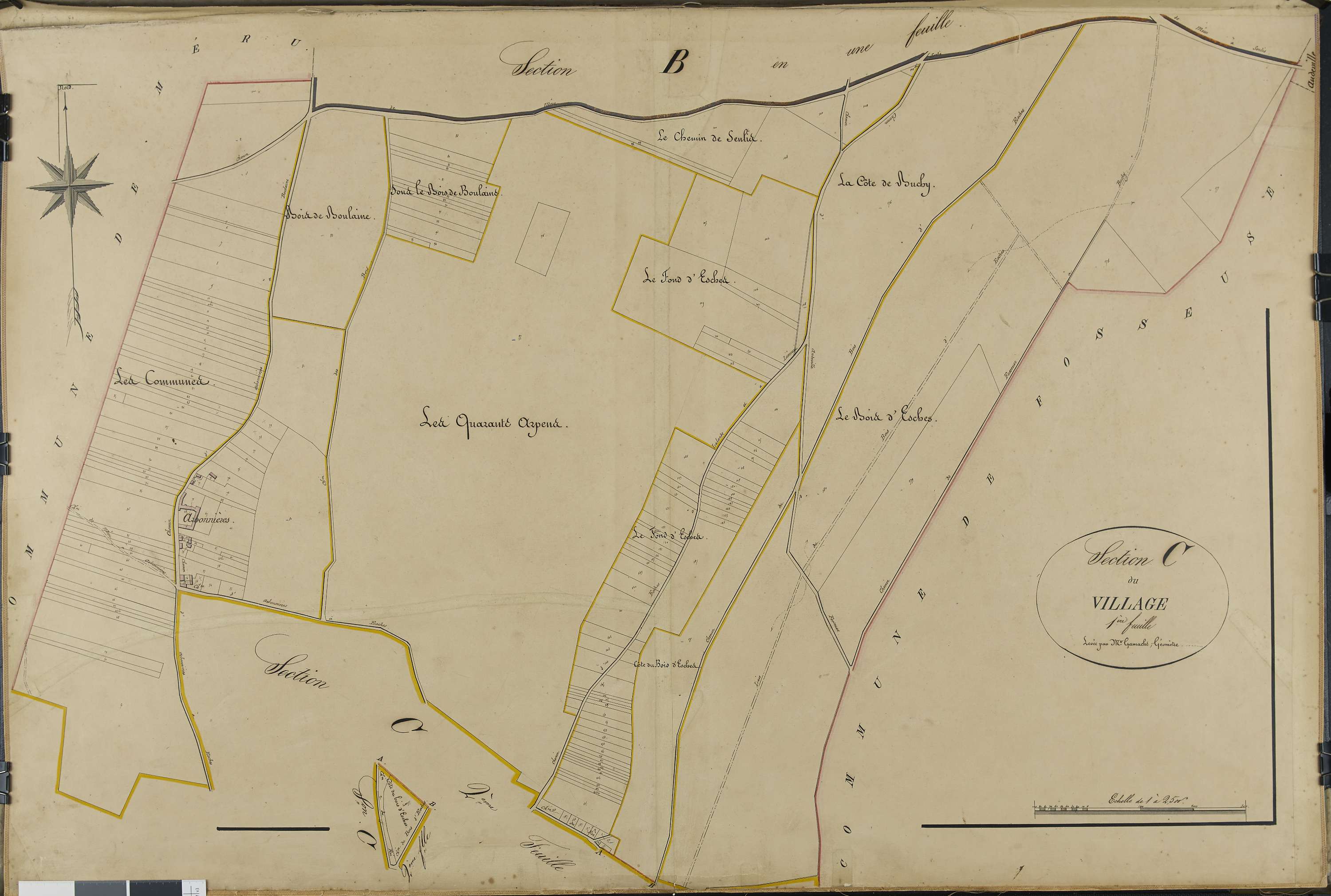 Esches - Cadastre napoléonien, section C1