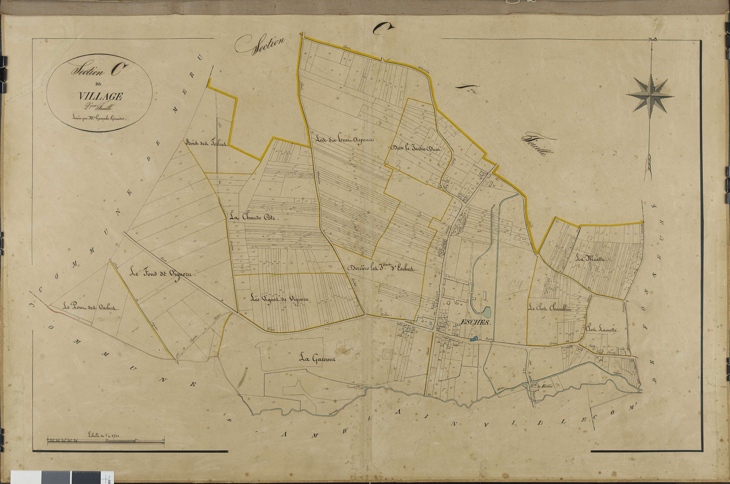 Esches - Cadastre napoléonien, section C2