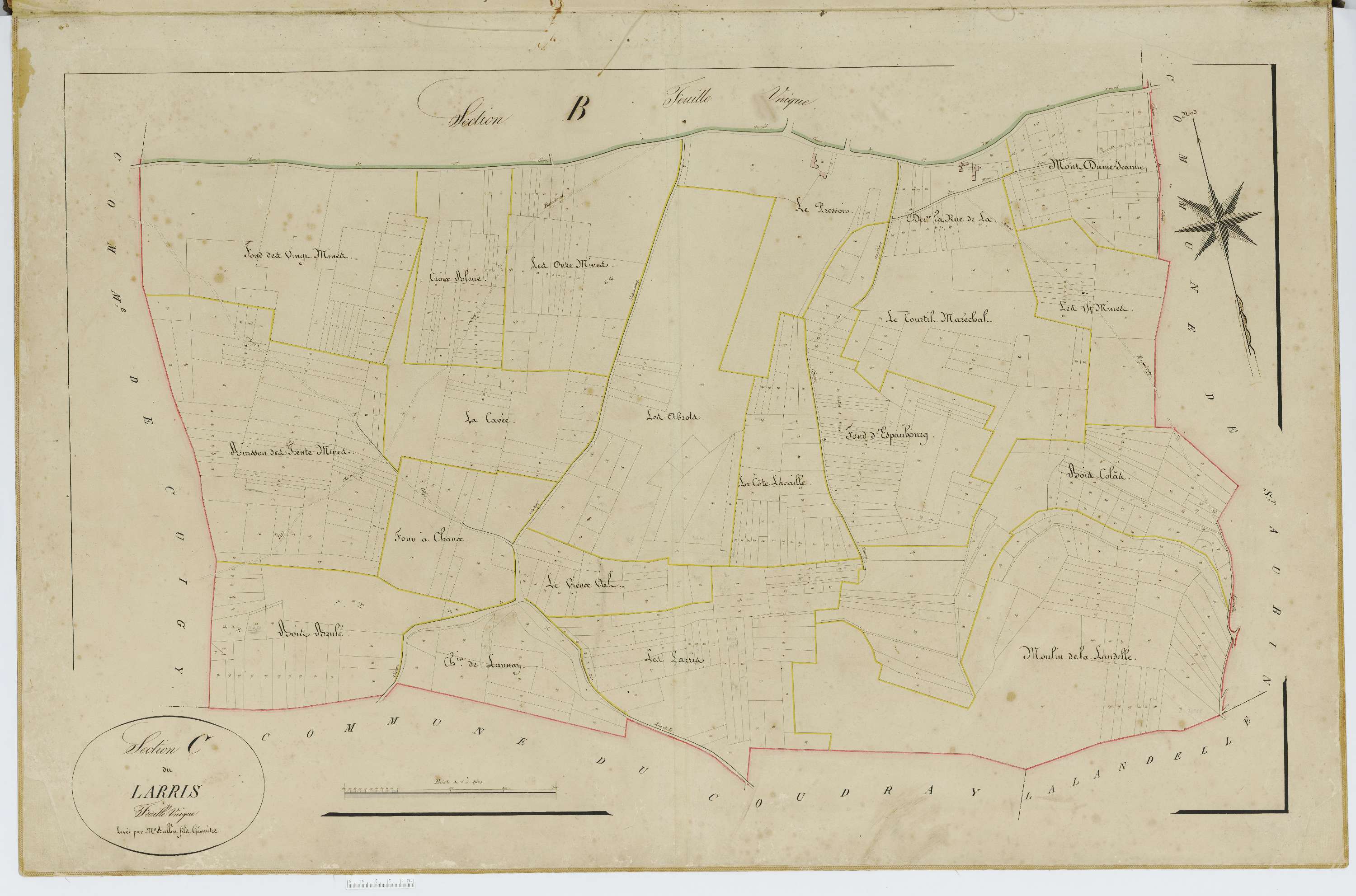 Espaubourg - Cadastre napoléonien, section C