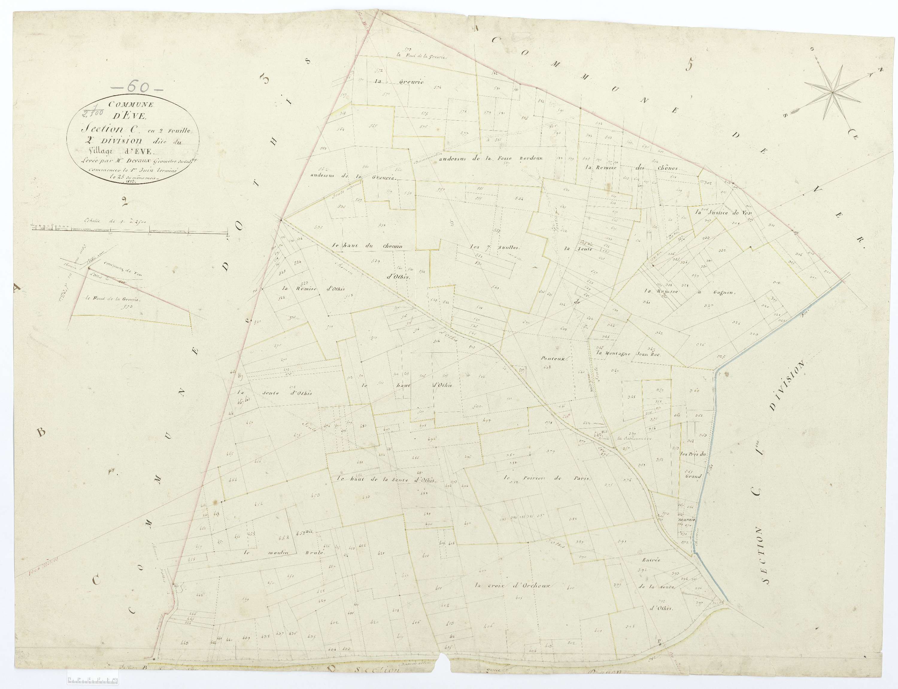 Ève - Cadastre napoléonien, section C2