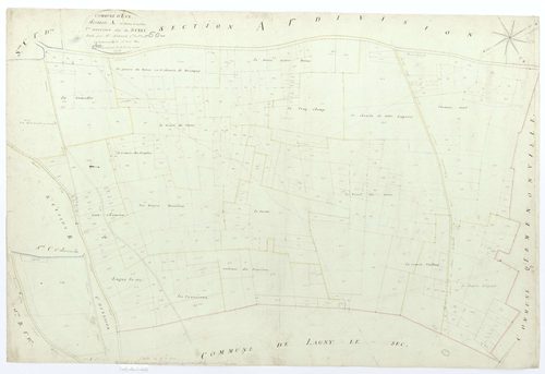 Ève - Cadastre napoléonien, section A2