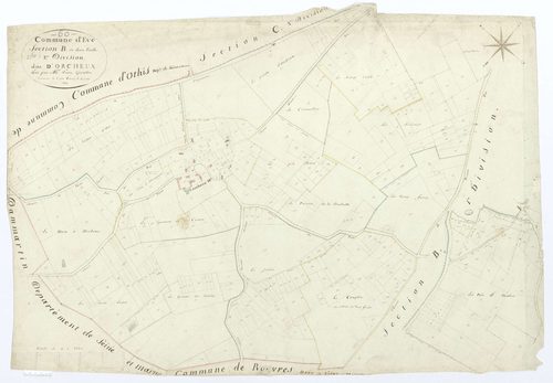 Ève - Cadastre napoléonien, section B2