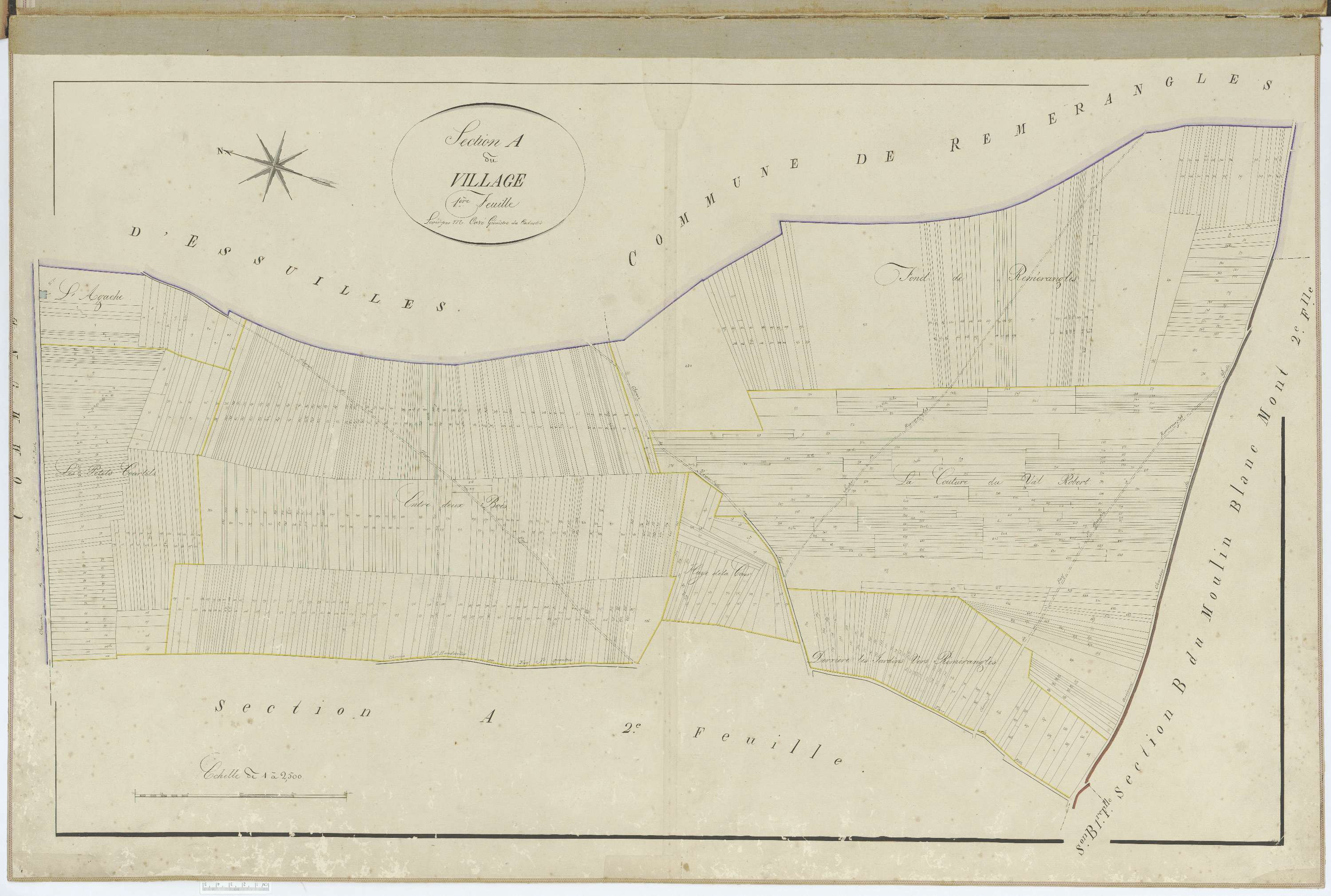 Le Fay-Saint-Quentin - Cadastre napoléonien, section A1