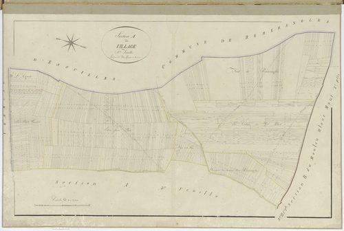 Le Fay-Saint-Quentin - Cadastre napoléonien, section A1