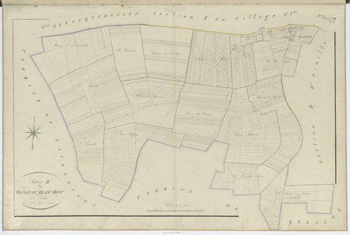 Le Fay-Saint-Quentin - Cadastre napoléonien, section B1
