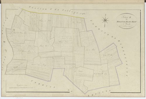 Le Fay-Saint-Quentin - Cadastre napoléonien, section B2