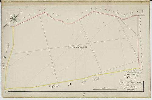 Flavacourt - Cadastre napoléonien, section A1