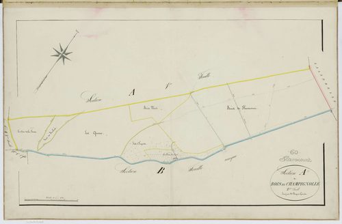 Flavacourt - Cadastre napoléonien, section A2