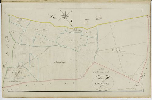 Flavacourt - Cadastre napoléonien, section B