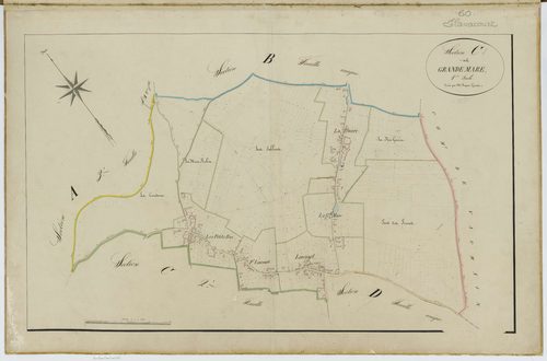 Flavacourt - Cadastre napoléonien, section C1