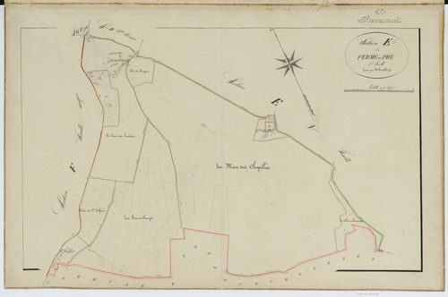 Flavacourt - Cadastre napoléonien, section E1