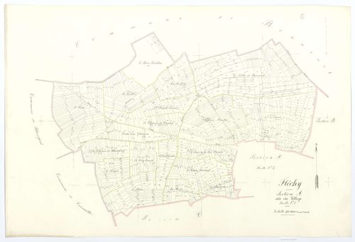 Fléchy - Cadastre napoléonien (copie), section A1