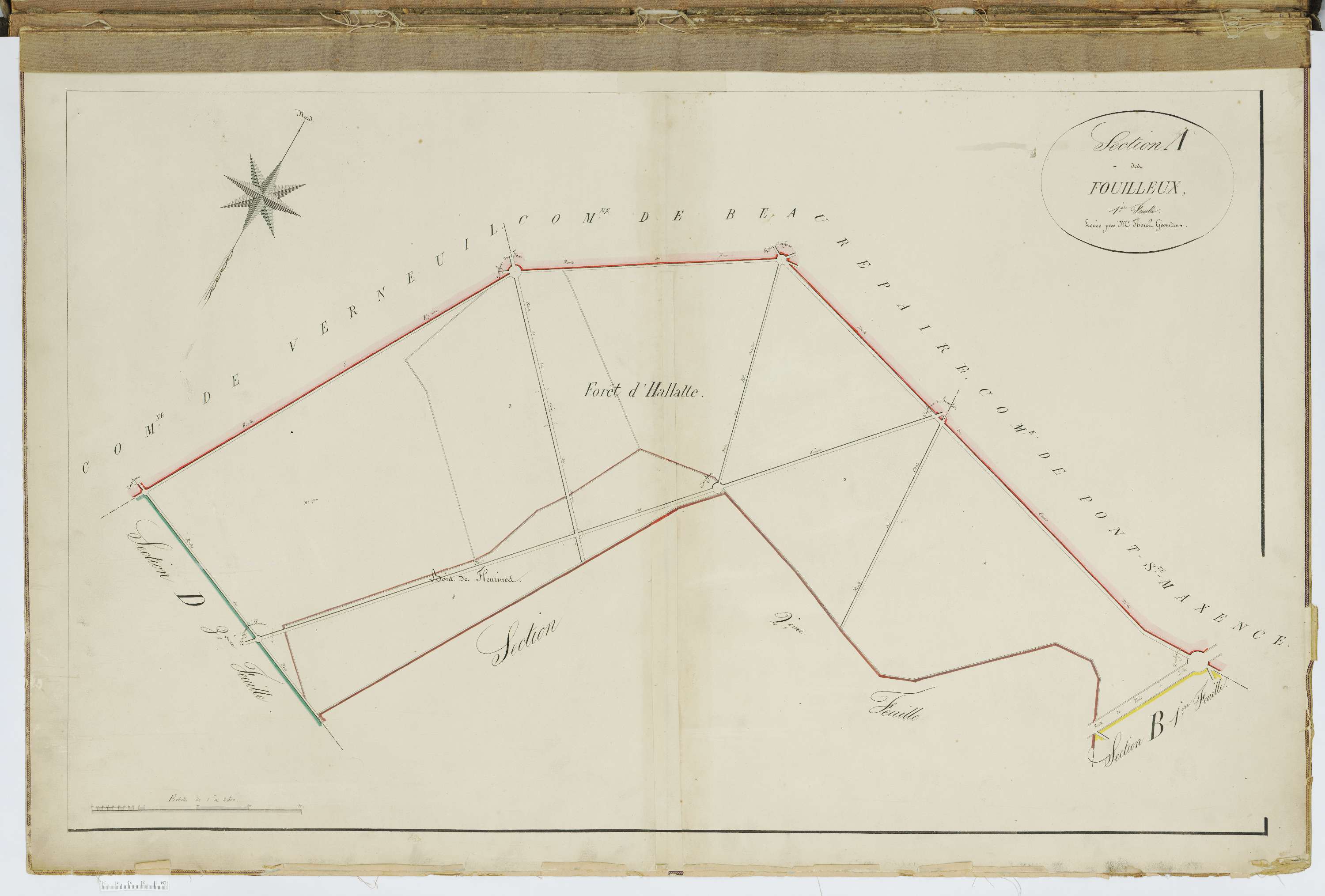 Fleurines - Cadastre napoléonien, section A1