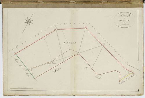 Fleurines - Cadastre napoléonien, section A1