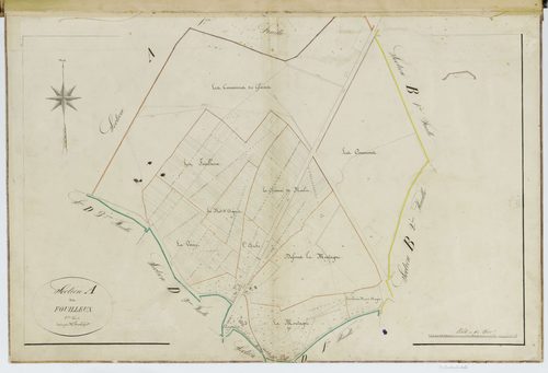 Fleurines - Cadastre napoléonien, section A2