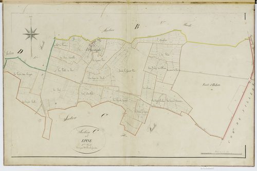 Fleurines - Cadastre napoléonien, section C1