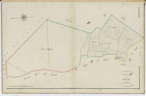 Fleurines - Cadastre napoléonien, section D2