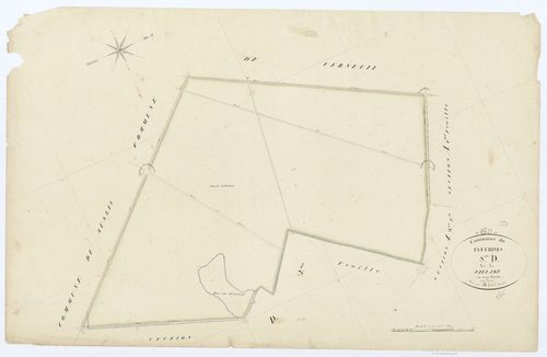 Fleurines - Cadastre napoléonien, section D3
