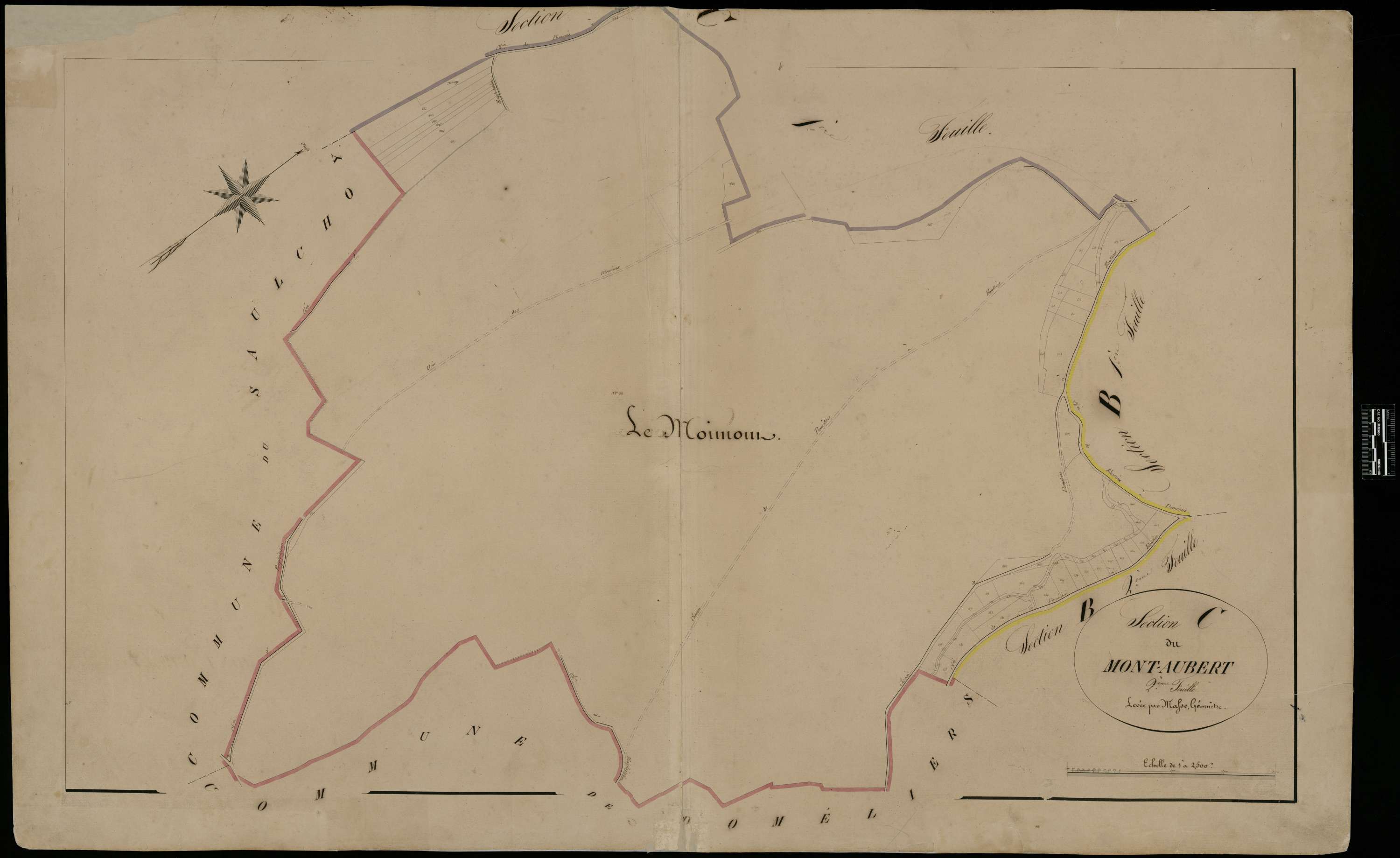 Fontaine-Bonneleau - Cadastre napoléonien, section C2