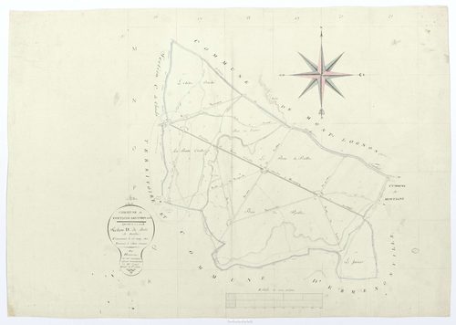 Fontaine-Chaalis - Cadastre napoléonien, section D, feuille unique