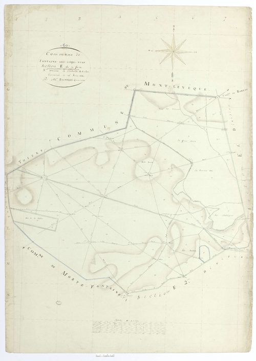 Fontaine-Chaalis - Cadastre napoléonien, section E2