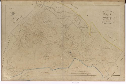 Fontenay-Torcy - Cadastre napoléonien, section B