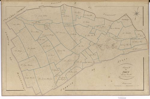 Fontenay-Torcy - Cadastre napoléonien, section C