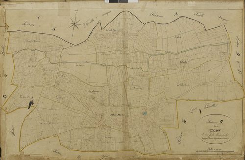 Foulangues - Cadastre napoléonien, section B1